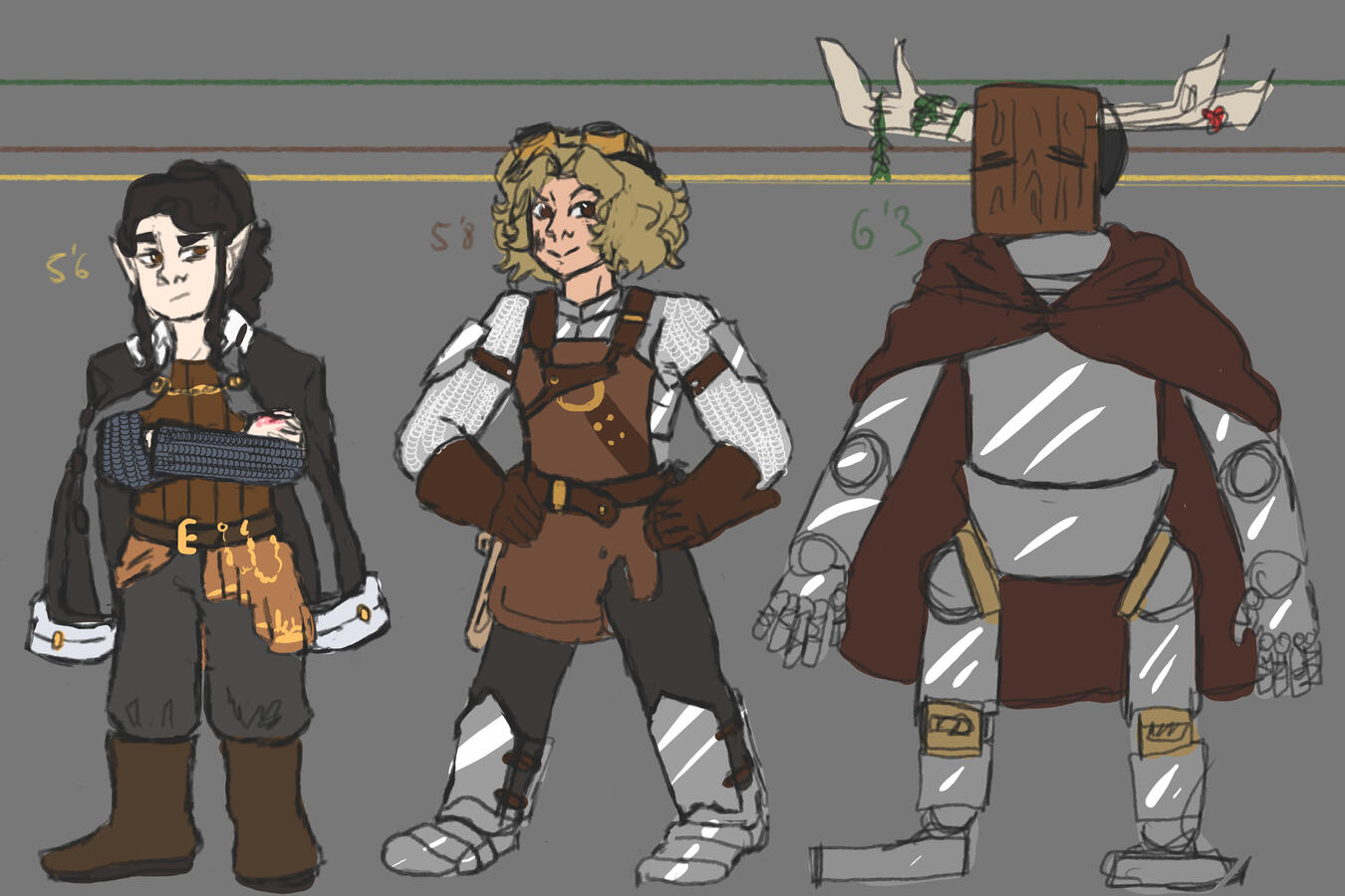 To contrast the last one, a sketchier version of a party featuring two of the same guys, but like two years later.