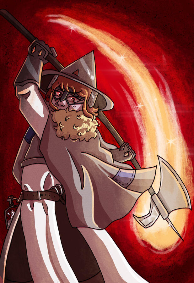 A drawing inspired by, to nobody's surprised, another hit DND moment.