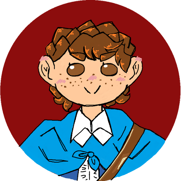 An MSpaint style bust of one of my friend's characters