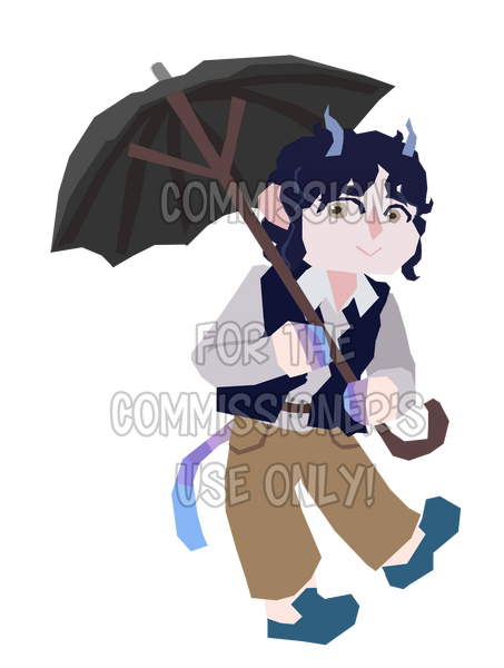 A commission of my regular's OC, made entirely with the poligonal lasso tool